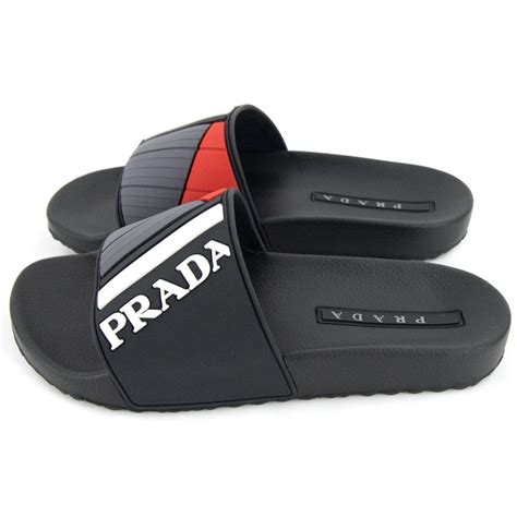 mens prada sliders